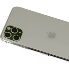 Siv Ticaret Mey Ithalat®   iPhone 11 Pro Max Rainbow Kamera Lens Koruma Cam - Yeşil