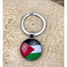 Tamgacrafts Filistin Palestine Bayrağı Metal Anahtarlık Hediyelik