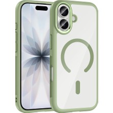 Apple iPhone 17 Kılıf M-Safe Şarj Özellikli Metal Kamera Çerçeveli Zore Tiko Kapak
