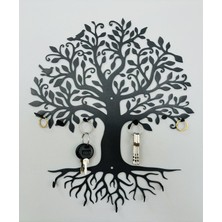 Özgürce Metal Duvar Anahtar Askısı, 11 Kanca, Ev Dekorasyonu, 31X27X2,5 cm