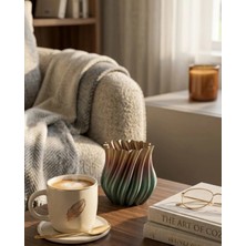 Siv Ticaret Mey Ithalat® 3D Kıvrımlı Vazo Siyah