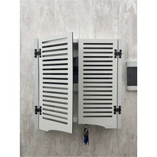 Özgürce Ahşap Beyaz Elektrik Pano Düzenleyici, Duvar ve Anahtarlık Organizeri