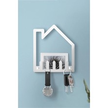 Özgürce Şık Demir Duvar Askısı ve Rafı, Anahtarlık Askısı, Modern Tasarım