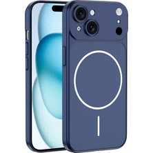 Apple iPhone 14 Kılıf Zore M-Safe Şarj Özellikli Kamera Korumalı Spark Kapak