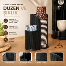 Luvena Kahve Köşesi Organizer Kahve Standı Bardaklık Karton Bardak Düzenleyici Kahve Aksesuarı
