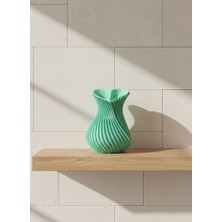 Siv Ticaret Mey Ithalat® Kalpli Vazo Turkuaz