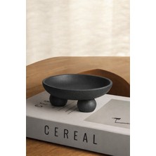 Özgürce Antrasit Renk Minimal Dekoratif Anahtarlık Kase