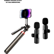Siv Ticaret Mey Ithalat® NPL2S Tripot +K11 Yaka Mikrofonu Set