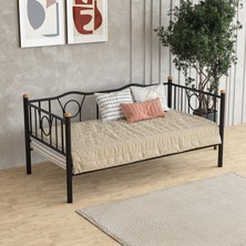 Limni Home Lars Sedir, Metal Divan, Karyola, 90X200 cm