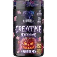 Grimlabs Grımsupps Creatıne Monohydrate 150 Çiğneme Chewable Tablet 30 Servis