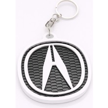 Özgürce 3D Acura Logo Anahtarlık, Siyah Beyaz Modern Otomobil Temalı Dekorasyon