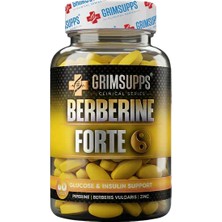 Grimlabs Grımsupps Berberıne Forte 60 Tablet Berberıs Vulgarıs İçerik Bilgisi ile Glukoz Desteği