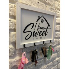 Özgürce Masif Ahşap ve Metal Duvar Askısı, Anahtar ve Dekoratif Asma Aparatı