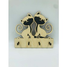 Özgürce Doğal Ahşap Anahtarlık, Şık ve Dayanıklı Anahtar Tutucu