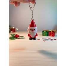 Özgürce Noel Baba ve Yılbaşı Ağacı Süsü Dekoratif Anahtarlık Seti