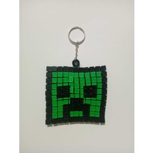 Özgürce Minecraft Tarzı Figür Anahtarlık ve Çanta Dekoratif Aksesuarı