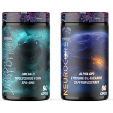 Grimlabs Grimsupps Deepbıte Omega 3 + Neuro Core Alpha Gpc Theanıne Saffron Kit