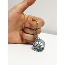 Özgürce Şık Spor Tasarımlı Plastik Araba Jantı Anahtarlık