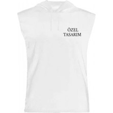 Efnaz Style Tişört Tasarla Kapüşonlu Sıfır Kol Tişört