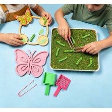 Major Hobi Kelebek Yaşam Döngüsü Eğitici Duyusal Oyun Seti - Montessori Etkinlik Seti