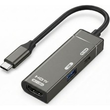 Epilons Type-C To HDMI 4K Type-C USB Çevirici ZR1209