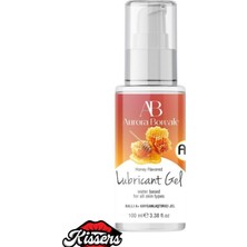 Kissers Su Bazlı Kokusuz Ballı Tatlandırılmış Cilt Dostu Kayganlaştırıcı 100 ml