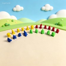 Major Hobi 21 Parça Renkli Mini Dinozor Figür Seti - Eğitici Maket ve Dekoratif Koleksiyon
