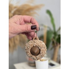 Özgürce 3D Sugar Cookie Anahtarlık ve Çanta Süsü, Dekoratif Aksesuar