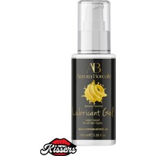 Kissers Su Bazlı Kokusuz Muzlu Tatlandırılmış Cilt Dostu Kayganlaştırıcı 100 ml