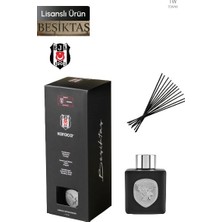 Karaca Home Karaca x Beşiktaş Lisanslı Çubuklu Ortam Kokusu Bjk Logolu Özel Tasarım Siyah Beyaz Oda Kokusu Ev ve Ofis Için Taraftar Hediyesi Şık Dekoratif