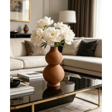 Major Hobi Modern Rustik Bohem Tasarım Dekoratif Vazo - Minimalist Çiçek Vazosu