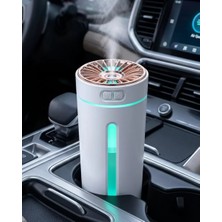 Venüs Shopping Araç Içi Hava Nemlendirici 5 Esans Hediyeli LED Işıklı USB Buhar Makinesi