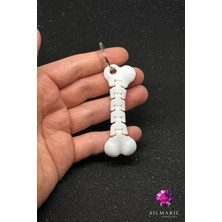 Özgürce 3D Baskı Hareketli Kemik Anahtarlık, Eklemli Tasarım, Çanta Süsü