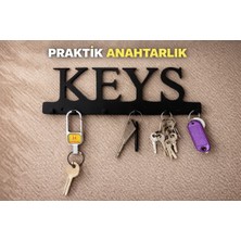 Özgürce Modern Güçlü Anahtarlık Askısı, Büyük Boy, Dayanıklı ve Şık Tasarım