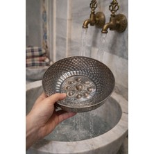 PremiumPort El Işçiliği Bakır Hamam Kurna Tası, Osmanlı Desenli Tasarım
