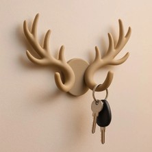 Özgürce Geyik Boynuzlu Duvar Anahtar Organizeri, Pratik ve Şık Tasarım
