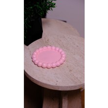 Özgürce Bubbl Kenarlı Dekoratif Tabak, Takı, Anahtarlık ve Hediye Için Şık Tasarım