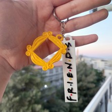 Özgürce Renkli ve Yazılı Tasarımlı Dekoratif Anahtarlık, Şık ve Kullanışlı Hediye