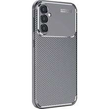 LTG Nova Galaxy A16 5g Kılıf Auto Fus Karbon Kapak - Gri