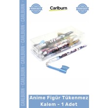 Carlburn Özel Üretim Hediye Tasarım Model 8 Okul Ofis Kırtasiye Akıcı Yazım Anime Figür Tükenmez Kalem
