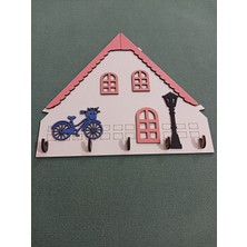 Özgürce Bisiklet Temalı Anahtar Askılığı, Şık ve Pratik Ev Dekorasyonu