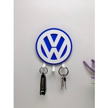 Özgürce 3D Volkswagen Logo Anahtar Askılığı, Dekoratif ve Şık Tasarım
