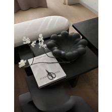 Özgürce Şık Iskandinav Stil Kase ve Anahtarlık Seti, Siyah Renk