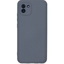 LTG Nova Galaxy A03 Kılıf Nano Içi Kadife - Gri