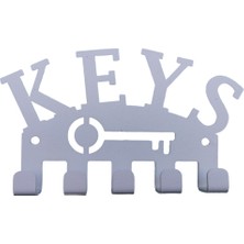 Özgürce Metal Anahtar Askılığı, Yazılı Dekoratif Anahtarlık, Şık Hediye Seçeneği