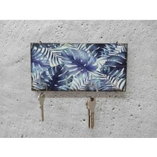 Özgürce Ahşap Yaprak Tasarımlı Dekoratif Anahtarlık Askısı