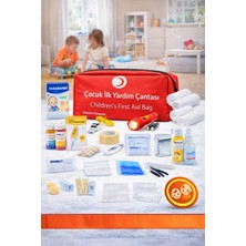 Doğal Eczane Çocuk Ilk Yardım Çantası, Çocuklar Için Acil Durum Çantası 50 Parça
