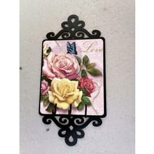 Özgürce Doğa Temalı Ahşap Dekoratif Anahtarlık Askısı, Şık ve Kullanışlı Tasarım