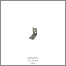 Adilon Köşe Gönye, Sac Gönye, 15 x 25 mm (10 Adet)