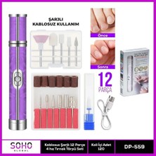 Colezium Şarjlı 12 Başlıklı Manikür Seti